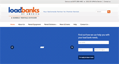 Desktop Screenshot of loadbanksofamerica.com